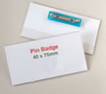 Clear Card Holder Badge (pin fitting)