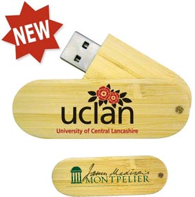 USB Flash Drive - Wood Twister