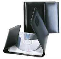 Bonded Leather CD Holder - 47