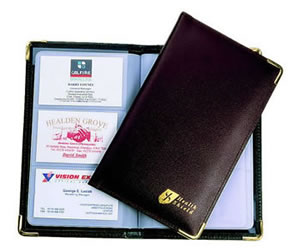 Leather Card File