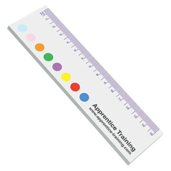 Ruler Sticky Notes