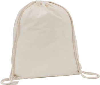 Cotton Drawstring Bag Natural 