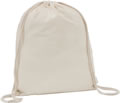 Cotton Drawstring Bag Natural