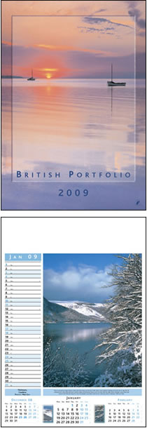 British Portfolio Wall Calendar