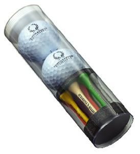 Golf Ball and Tee Tube