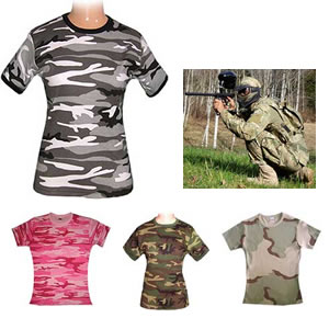 Womens Camoflage T-Shirt ER