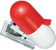 Capsule Stapler with Flag Dispenser