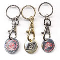 Coin Size Promotional Keychain