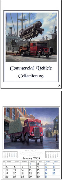 Commercial Vehicle Collection Wall Calendar