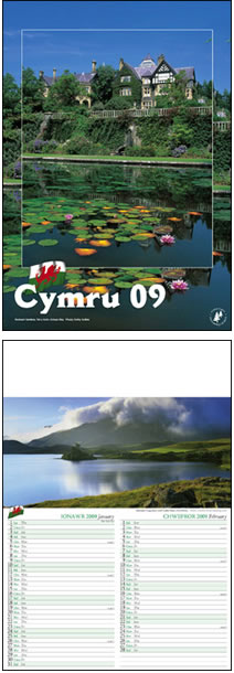 Cymru Memo Wall Calendar