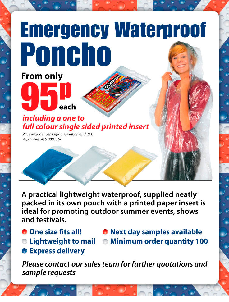 Emergency Waterproof Poncho