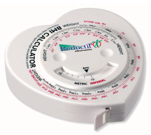 Heart Shape BMI Calculator with Tape Measure