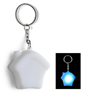 House Shaped Keyring