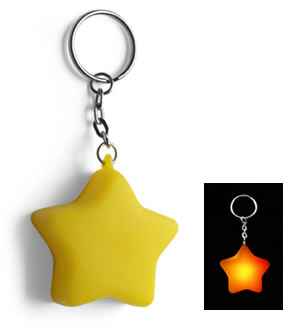 Star Shaped Keyring