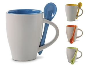 Novelty Mugs with Spoon