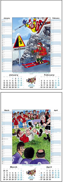 Just Sport Memo Wall Calendar