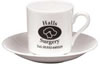  Demi Tasse Coffee Cup and Saucers