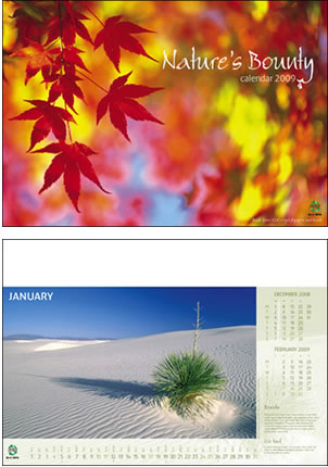 Natures Bounty Wall Calendar