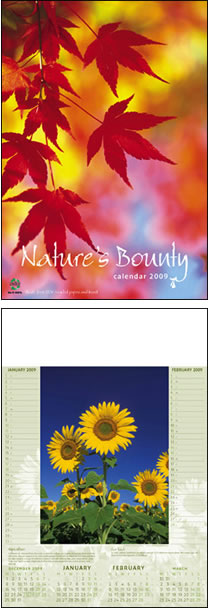 Natures Bounty Desk Calendar