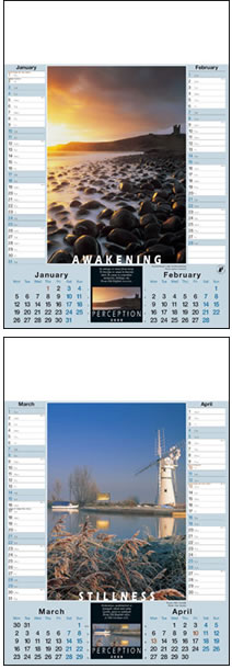 Perception Memo Wall Calendar