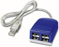 Blue USB Hub