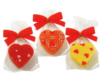 Praline Heart in a bag