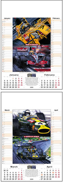 Race Day Memo Wall Calendar