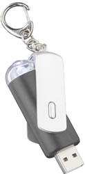 USB LED Torch Keyring