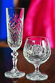 Cut Champagne Flute / Cut Brandy Glass