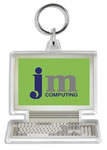 PC Shaped Promotional Keyring