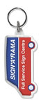 Van Shaped Promotional Keyring