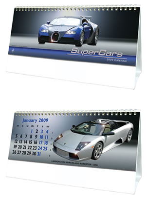 Supercars Desk Calendar