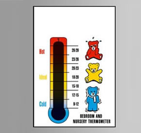 Teddy Room Thermometer