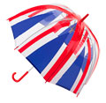 Union Jack Clear Umbrella