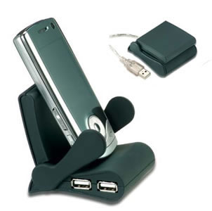 USB Hub/Mobile Phone Holder
