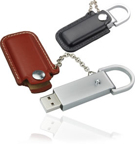 USB Pen Drive Leather Holster