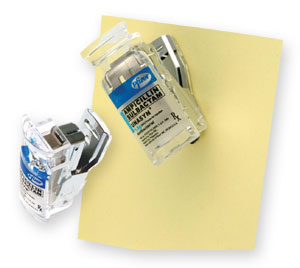 Vial Shape Mini-Stapler Memo Holder