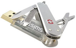 Victorinox Silver Flash Drive