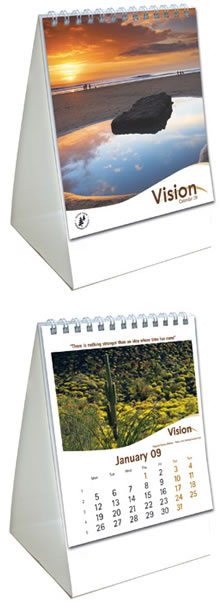 Vision Mini Desk Calendar