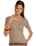 Woman V-Neck T-Shirt H2910