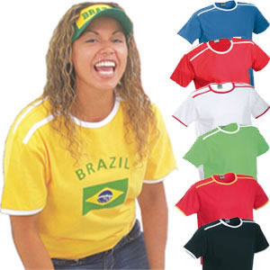 Womens Printed Football T-Shirt JN076 FS