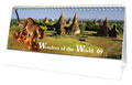 Wonders Of The World Desk Calendar