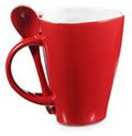 Novelty Mugs with Spoon - Heart