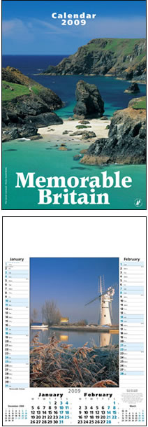 Memorable Britain Memo Calendar