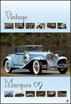 Vintage Marques Memo Wall Calendar