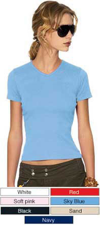 Woman V-neck T-Shirt BC068
