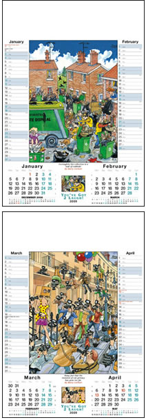 You've Got 2 Laugh Memo Wall Calendar